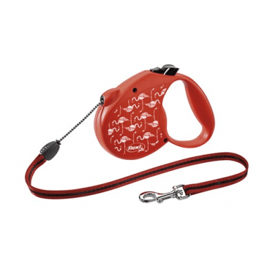 Автоматичен повод за куче Flexi Flamingo Special Edition - въже 5м за кучата до 20кг