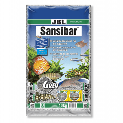 JBL Sansibar GREY - 10кг - дънен, подхранващ субстат за сладководни или соленоводни аквариуми и териариуми