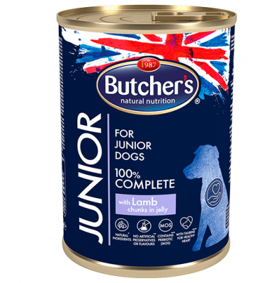 Butchers Life Junior 400гр- Храна за малки кучета от 1 до 6 месечна възраст - два вкуса