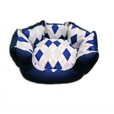 Легло за кучета и котки, двулицево, кръгло, 50см