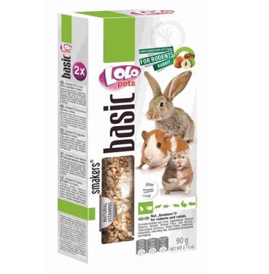 LOLO PETS Крекер за гризачи 90гр - различни вкусове