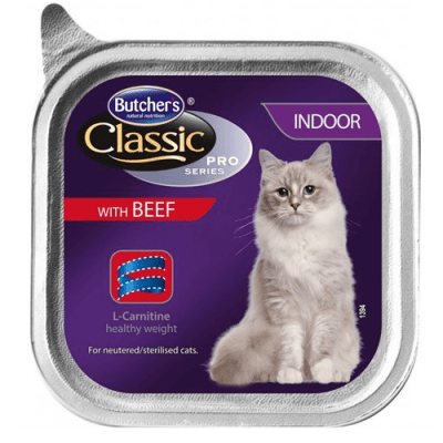 Butchers Classic Pro Series Indoor - Пастет за кастрирани котки, различни вкусове