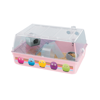 ОБОРУДВ. КЛЕТКА ЗА ХАМСТЕРИ 55Х39Х27  CAGE MINI DUNA HAMSTER DECOR