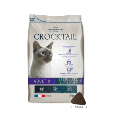 Храна за кастрирани котки над 8 години Flatazor Crocktail ADULT 8+ STERILIZED &/OR LIGHT, две разфасовки