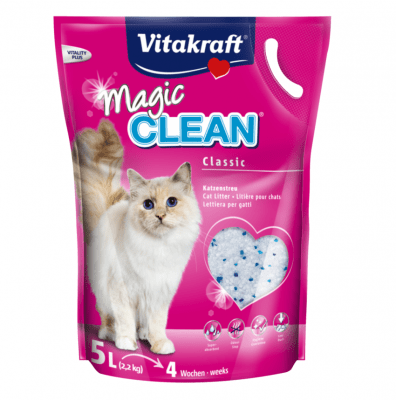 Супер абсорбираща котешка тоалетна Vitakraft MAGIC CLEAN, 2.25кг