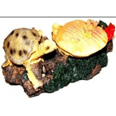 "Mида с костенурка А1111" - Декорация за аквариум смола