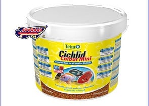 "Cichlid Colour mini" - Пълноценна храна за всички дребни Цихлиди