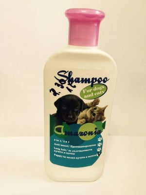 Шампоан  за малки кученца и котенца Amaznonia 200мл
