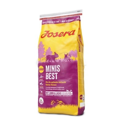 "JOSERA MINISBEST" - Храна за подрастващи и израснали активни кучета от дребни породи