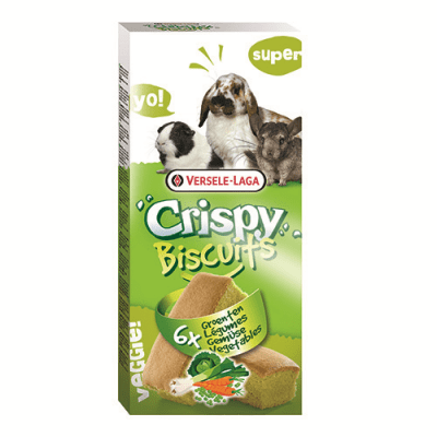 Versale Laga Crispy Biscuit Small Animals Vegetables – кексчета за гризачи със зеленчуци и яйцa, 70гр