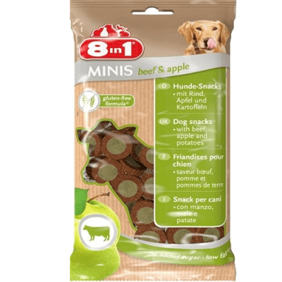 Лакомство за куче 8in1 Minis 100гр - различни вкусове