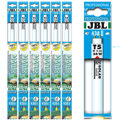 JBL Solar Natur Ultra T5 (9000K) - Пълен спектър дневна светлина за сладководни аквариуми - различни размери