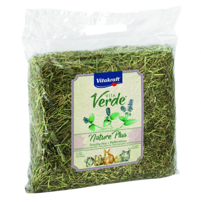 Сено за зайци и гризачи с мента Vitakraft Vita Verde, 500гр