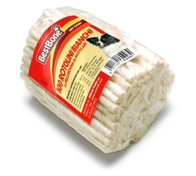 "BEST BONE" - Кожени солети за кучета, 100 броя
