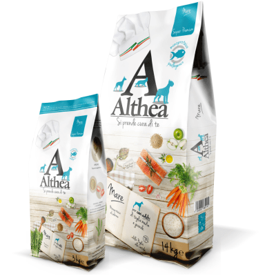 Althea, Medium and Large Adult, Hypoallergenic, хипоалергенна храна за куче, монопротеин, сьомга, 14 кг