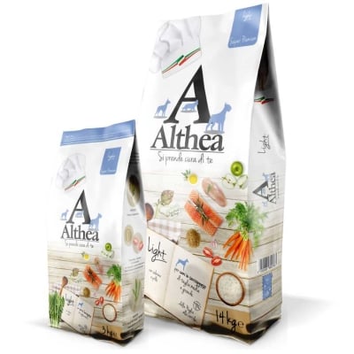 Althea, Medium and Large Light, храна за куче с наднормено тегло, микс от меса, 14 кг