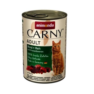 Animonda, Carny Adult, елен и боровинки, 400 гр