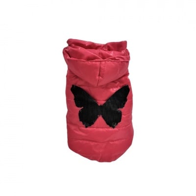 Anipro, ватирано яке за куче с качулка модел Lady, цикламено
