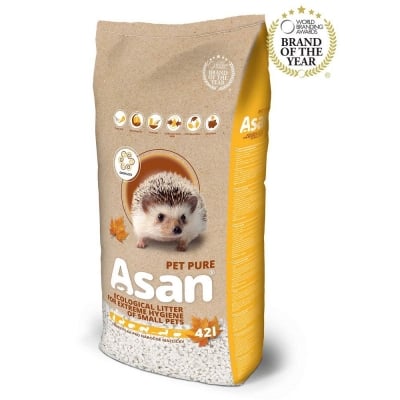 Asan Pet Pure, Целулозна постеля за таралежи, 42л