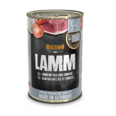 BELCANDO, Консерва за кучета, с Агне, ориз и домат, 400гр