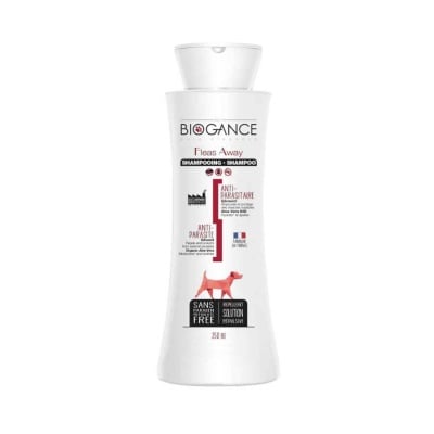 Biogance Fleas Away, Репелентен шампоан за кучета, 250мл