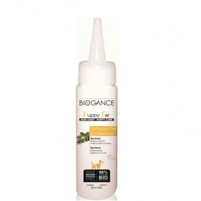 Biogance Puppy Ear Cleaning Gel, Гел за почистване на уши за малки кученца, с репей, 50мл