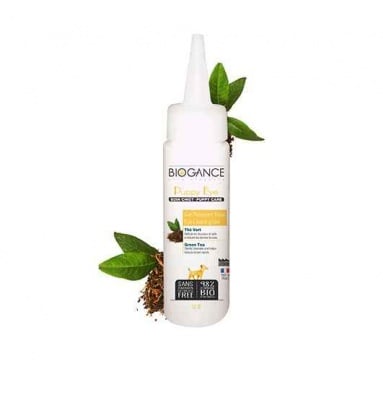 Biogance Puppy Eya, Гел за очи за малки кученца, със зелен чай, 50ml