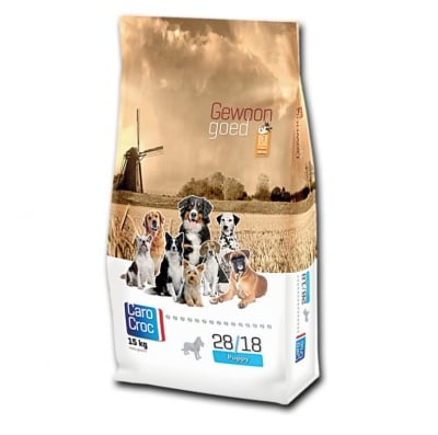 CaroCroc Puppy, Храна за малки кученца от едри породи, С пилешко месо, 15кг