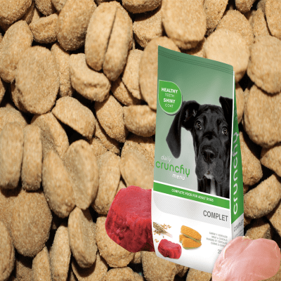 "Crunchy Dog Menu Complet" - Храна за кучета с по-висока физическа активност - насипна