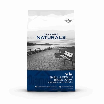 Diamond Naturals Small and Medium Breed Puppy, суха храна за подрастващи, пиле и ориз