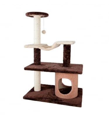 Драскало за Котка С Хамак, Хралупа и Топче за Игра, 91см