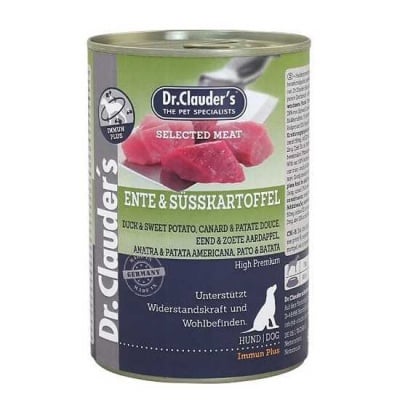 Dr. Clauders, Консерва за куче, с патешко и сладки картофи, 800 гр