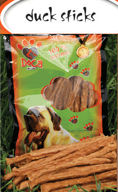 "Duck Sticks" - Солети от сушено патешко месо