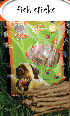 "Fish Sticks" - Солети от сушено месо от риба