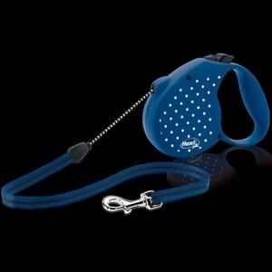 Flexi Dots Small /автоматичен повод за кучета до 12кг въже 5м/