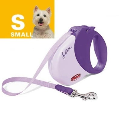 Flexi Funtime Small /автоматичен повод за кучета до 15кг лента 5м/