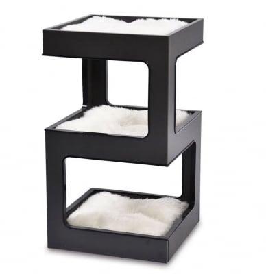 Freedog Rascador Balcony NEGRO, Драскало за коте, 34 x 34 x 60 cm