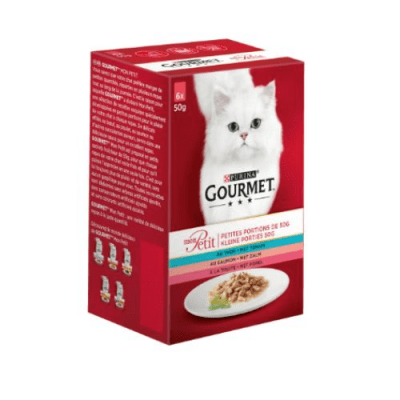 GOURMET, MON PETIT, със Сьомга, Риба Тон, Пъстърва, 6 х 50g