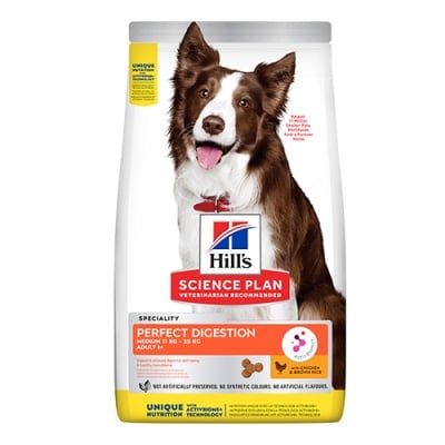 Hill’s Science Plan Perfect Digestion Medium Adult Dog, , храна за куче, за добро храносмилане, с пиле