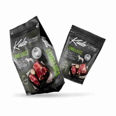 Храна за кучета, Kudo Low Grain Lamb - Rice Mini Adult с агне и ориз за мини породи над 1 год, 3 кг