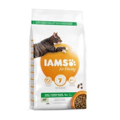 Iams Adult Lamb, храна за възрастни котки, с новозенландско агнешко