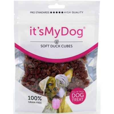 Its My Dog Duck Soft Cubes Grain Free, Лакомство за куче, меки кубчета патешко, 85гр, без зърно