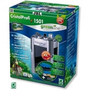 JBL CristalProfi e1501 greenline /енергоспестяващ външен филтър за аквариуми от 160 до 600л/-20x23,5x47,5см