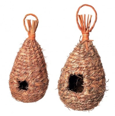 Къща - гнездо за птици от трева