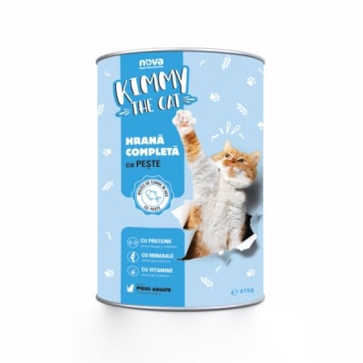 Kimmy, Консерва за котки, С риба, 415гр