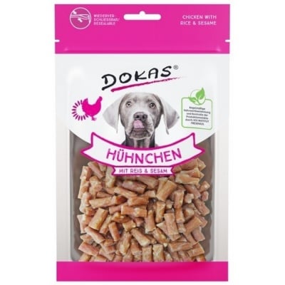 Dokas, Лакомства за куче, Пиле с ориз и сусам, 70гр