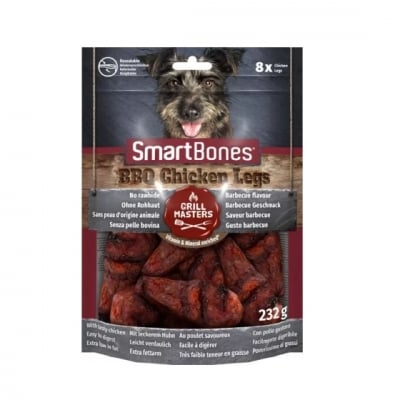 Лакомства за куче Smartbones, Grill, пилешки крачета, 232гр