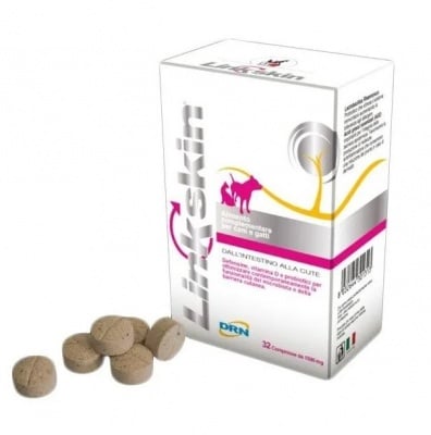Linkskin таблетки, за кучета и котки при дерматоза, 32 таблетки