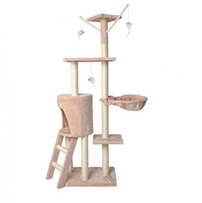 Malatec, драскало за коте, 138см, бежово