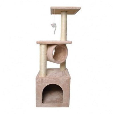 Malatec, драскало за коте, 90см, Бежово